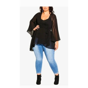 NWT City Chic Fleetwood Tunic Size 18